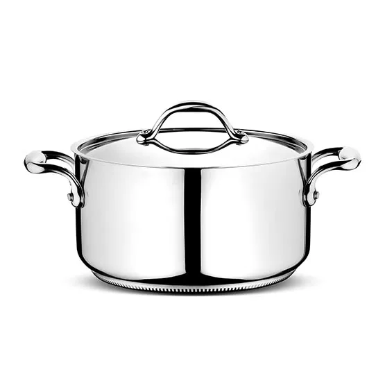 High Casserole Lagostina Accademia Lagofusion 2 handles with lid 22 cm
